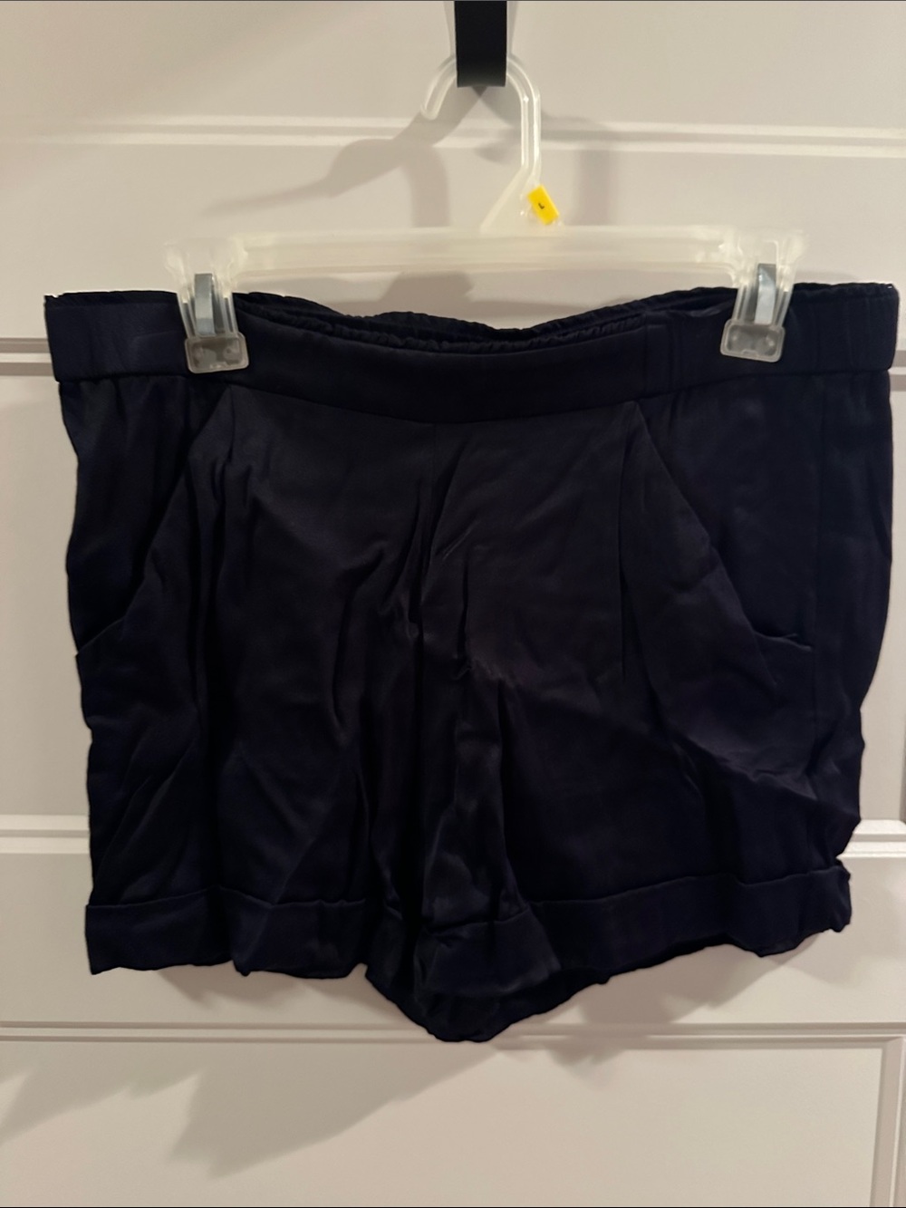 LOFT Black Pleated Lightweight Women's Shorts